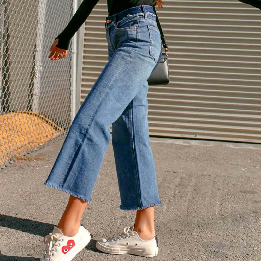 JBD LA HIGH RISE WIDE LEG DENIM JEANS-28